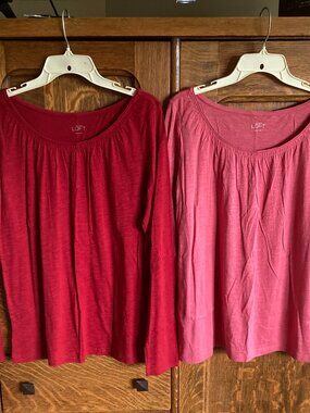 Lot of 15 LOFT tees, t-shirts, tank, large, new with tags or excellent condition